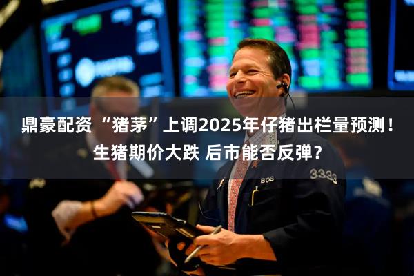 鼎豪配资 “猪茅”上调2025年仔猪出栏量预测！生猪期价大跌 后市能否反弹？